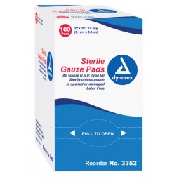 Gauze Sponges Sterile- 1's...