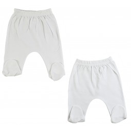 White Closed Toe Pants - 2...