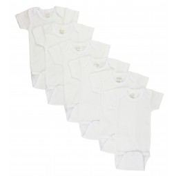 White Short Sleeve One...
