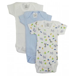 Preemie Boys Short Sleeve...