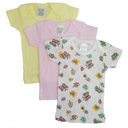 Girls Printed Short Sleeve...