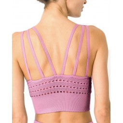 Mesh Seamless Bra with...
