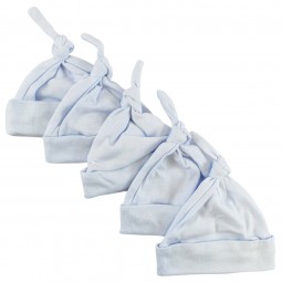 Blue Knotted Baby Cap (pack...