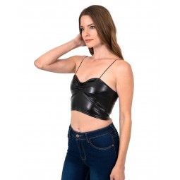 Florian Vegan Leather Bralette
