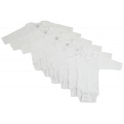 Long Sleeve White Onezie 6...