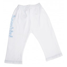 Boys White Pants With Print