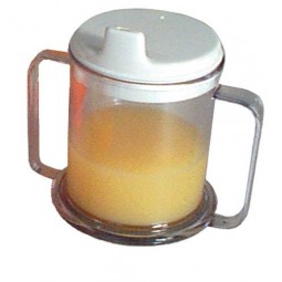 Mug Double-handed W-lid