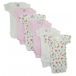 Girls' Printed Short Sleeve...