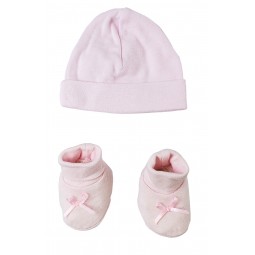 Preemie Cap And Bootie Set