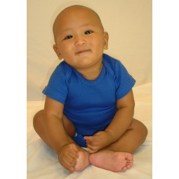 Blue Interlock Short Sleeve...