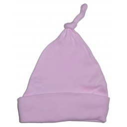 Pink Knotted Baby Cap