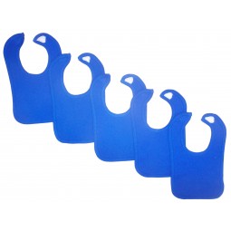 Blue Baby Bibs (pack Of 5)