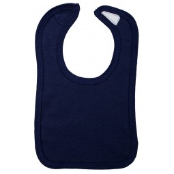 Navy Blue Interlock Bib