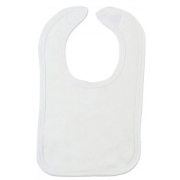 White Interlock Bib