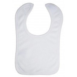 White Terry Bib With White...