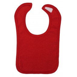 Red Interlock Bib